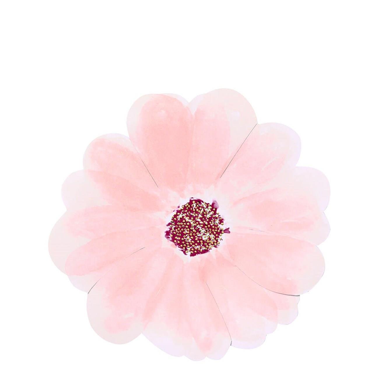 Meri Meri - Flower Garden Plates - Çiçek Bahçesi Tabaklar - S - 8'li
