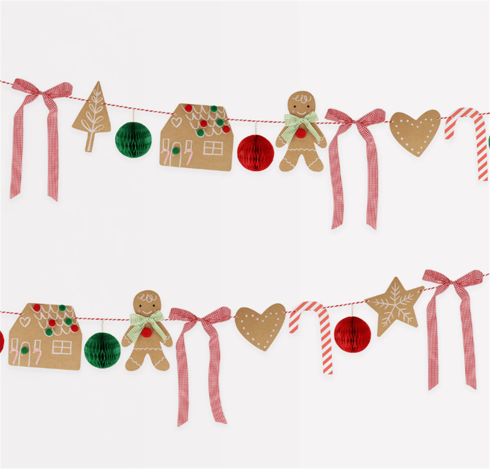 Meri Meri - Gingerbread Garland - Zencefilli Kurabiye Asılan Süs