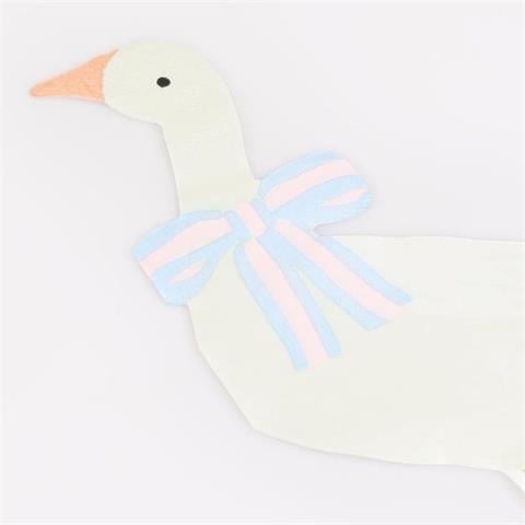 Meri Meri - Goose Napkins - Kaz Peçeteler - 16 Adet