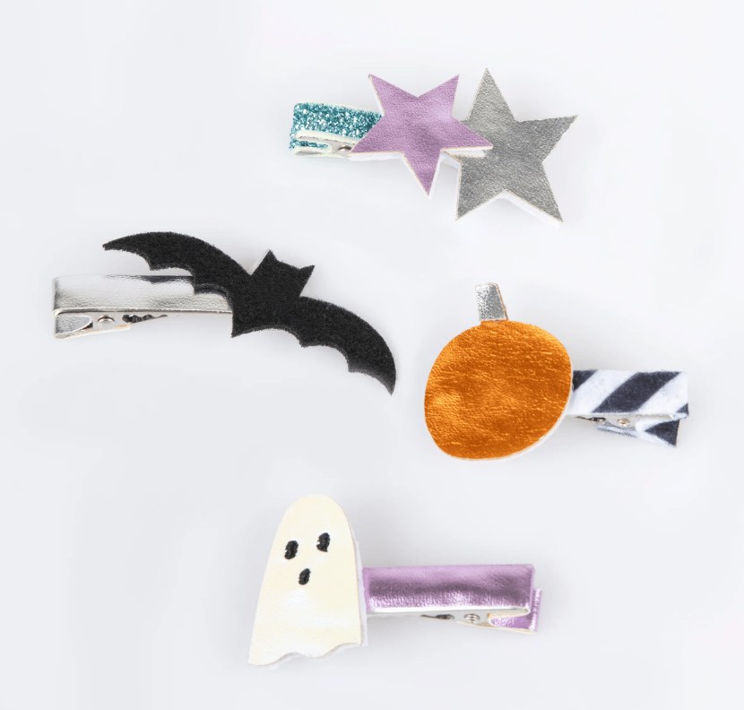 Meri Meri - Halloween Icons Hair Clips - Cadılar Bayramı Tokalar (8'li)