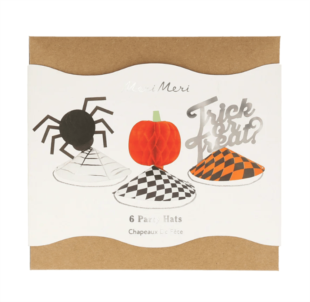 Meri Meri - Halloween Party Hats - Cadılar Bayramı Parti Şapkaları (6'Lı)