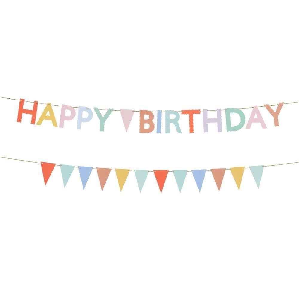 Meri Meri - Happy Birthday Mini Asılan Süs