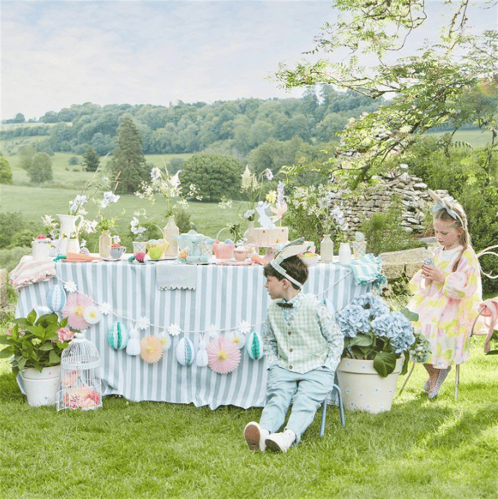 Meri Meri - Honeycomb Easter Bunny Garland - Petekli Paskalya Tavşan Asılan Süs