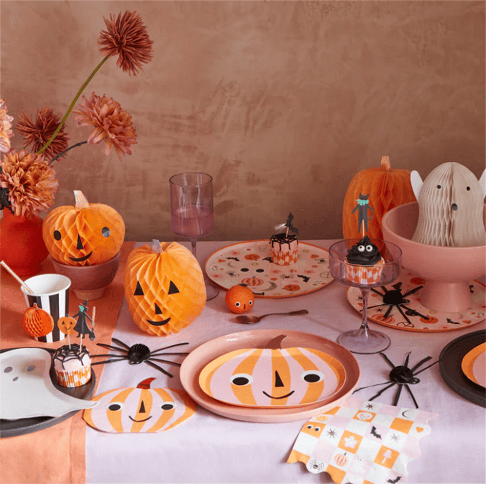 Meri Meri - Honeycomb Halloween Characters - Hallweeon Karakterleri (10'Lu)