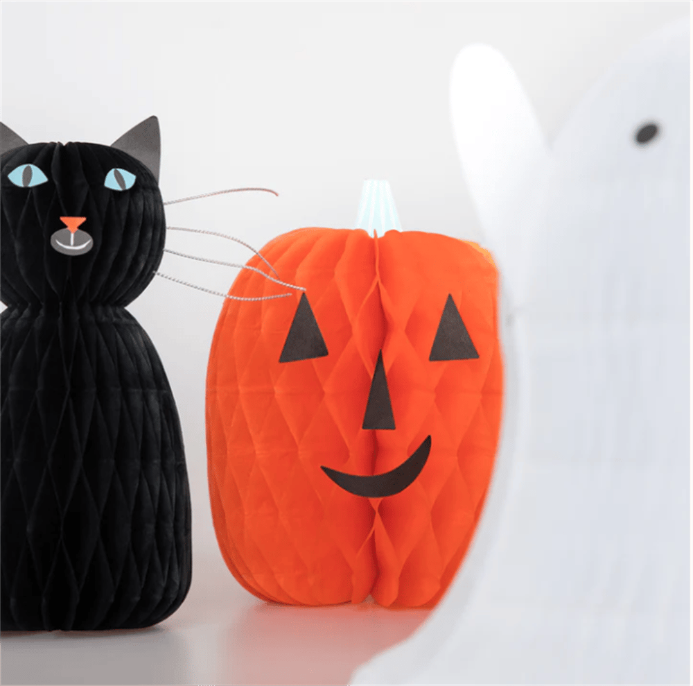 Meri Meri - Honeycomb Halloween Characters - Hallweeon Karakterleri (10'lu)