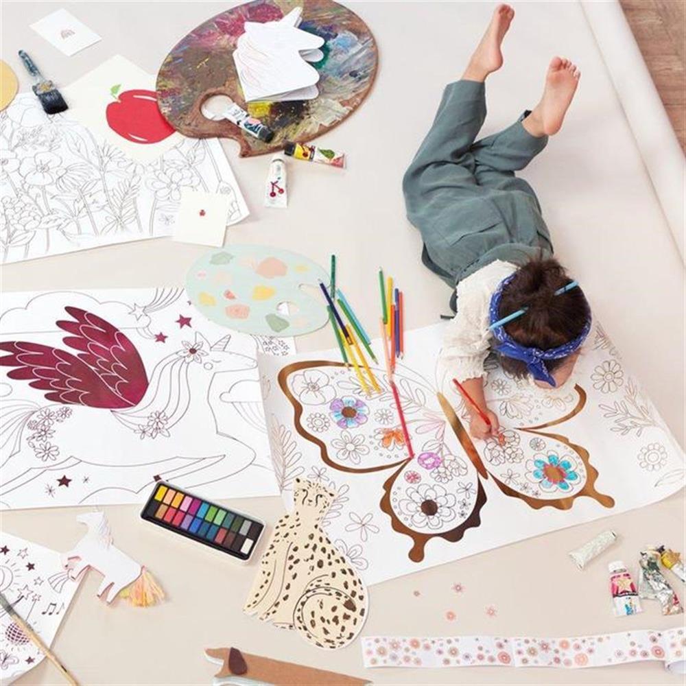 Meri Meri - Jungle Colouring Posters - Orman Boyamalı Poster