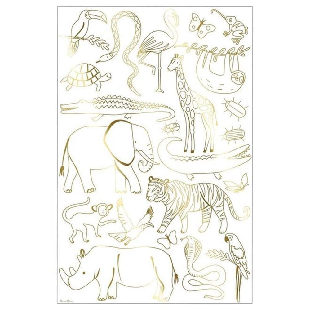 Meri Meri - Jungle Colouring Posters - Orman Boyamalı Poster