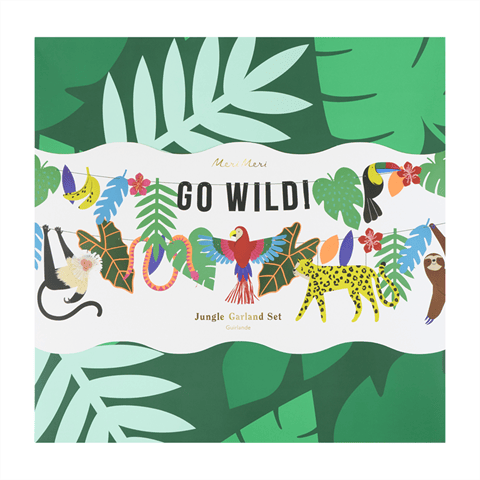 Meri Meri - Jungle Jamboree Garland Set - Jungle Jamboree Asılan Süs Seti