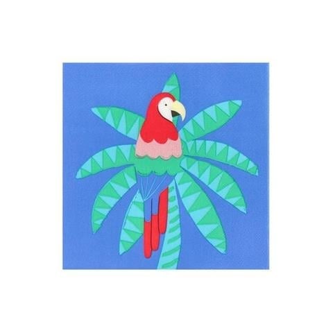 Meri Meri - Jungle Jamboree Large Napkins - Jungle Jamboree Peçeteler - L - 16 Adet