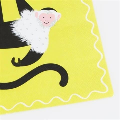 Meri Meri - Jungle Jamboree Large Napkins - Jungle Jamboree Peçeteler - L - 16 Adet