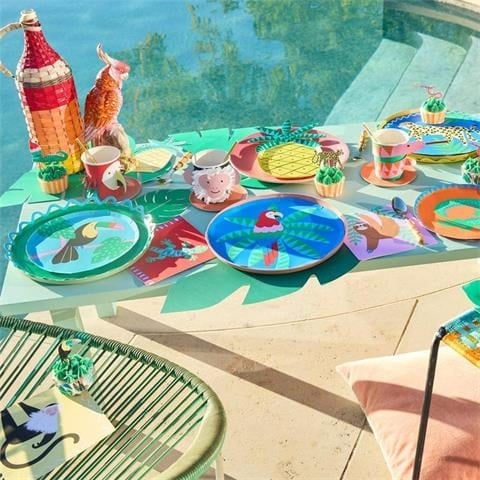 Meri Meri - Jungle Jamboree Large Napkins - Jungle Jamboree Peçeteler - L - 16 Adet