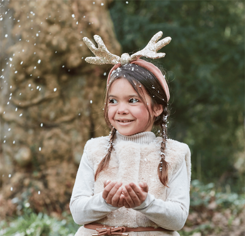 Meri Meri - Kadife Geyik Boynuzu Saç Bandı