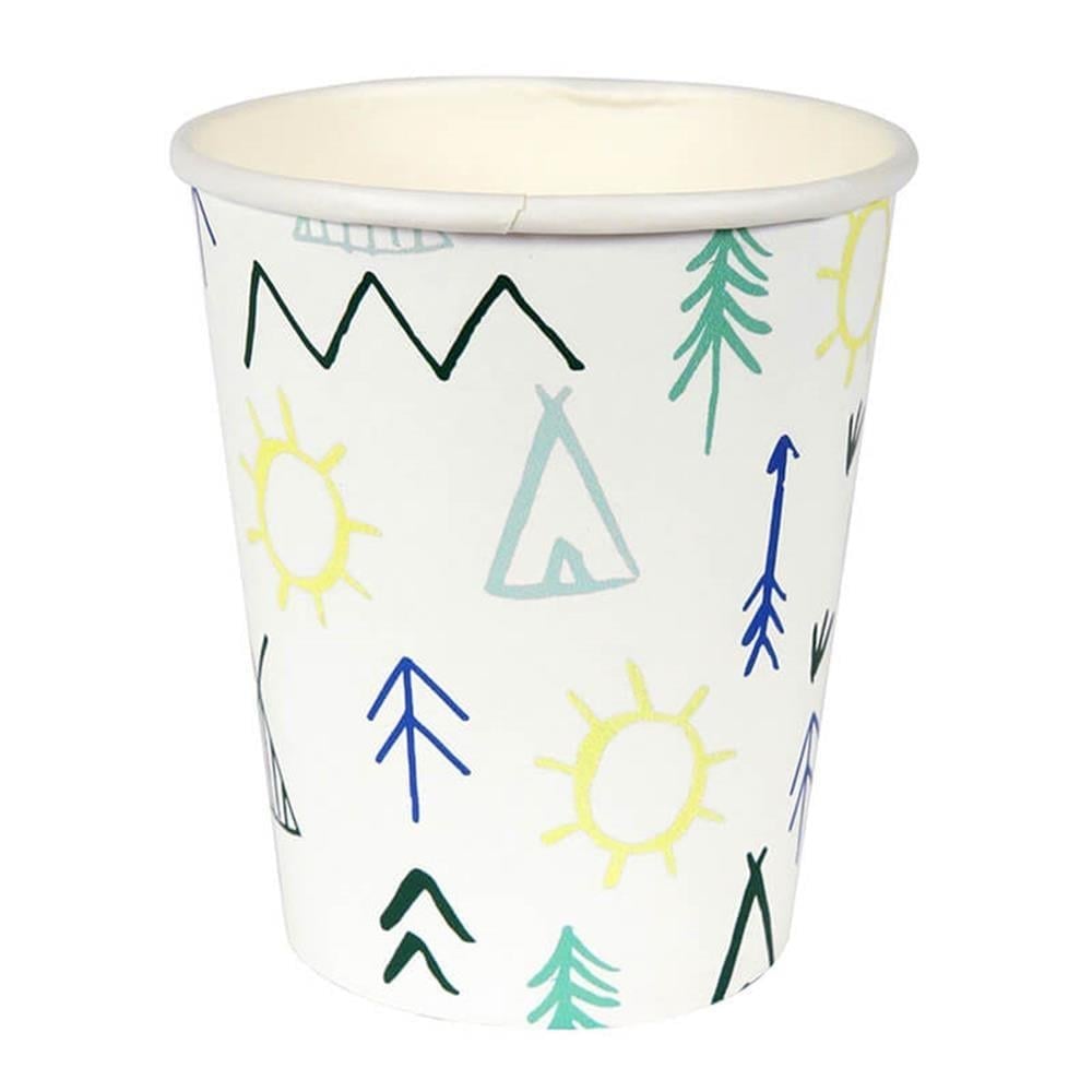 Meri Meri - Let's Explore Party Cups - Kamp Bardak