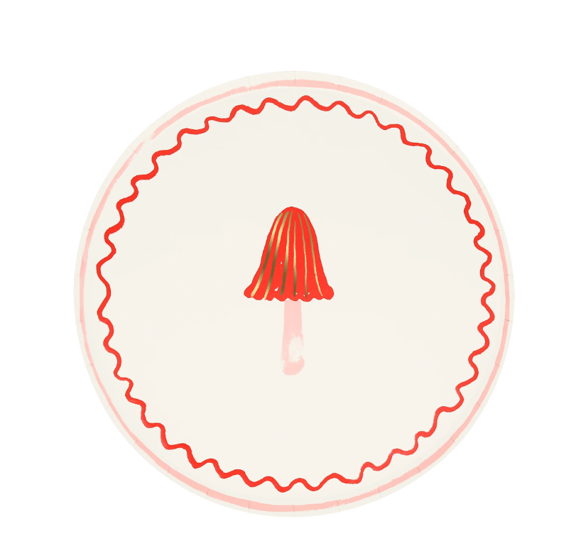 Meri Meri - Mantar Tabak - 8 Adet