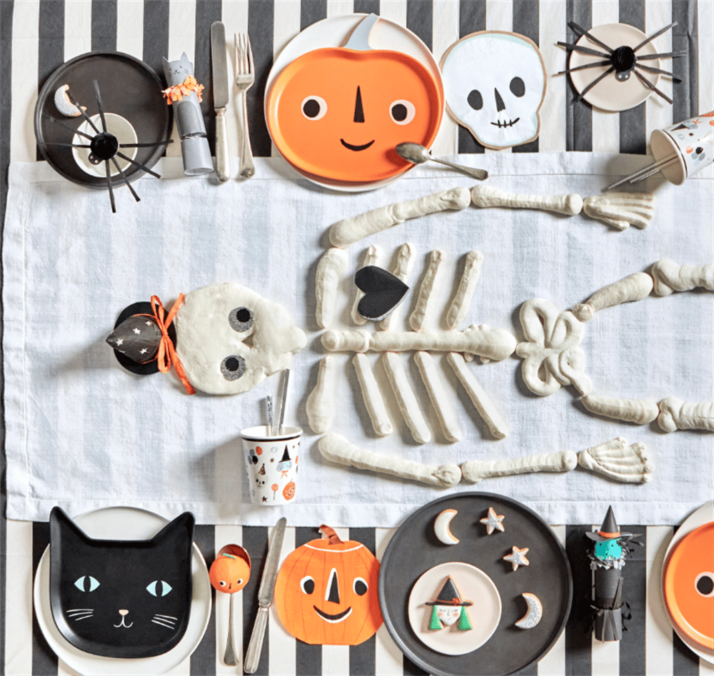 Meri Meri - Melamine Jack O' Lantern Plate - Balkabağı Melamin Tabak