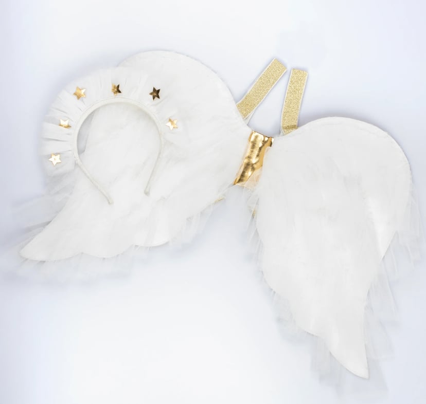 Meri Meri - Melek Kanatları ve Tacı Kostüm Seti / 3-6 Yaş