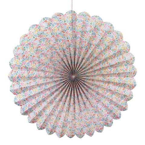 Meri Meri - Meri Meri X Liberty Giant Pinwheel Decorations - Meri Meri X Liberty Dev Fırıldak Asılan Süsler - 3 Adet