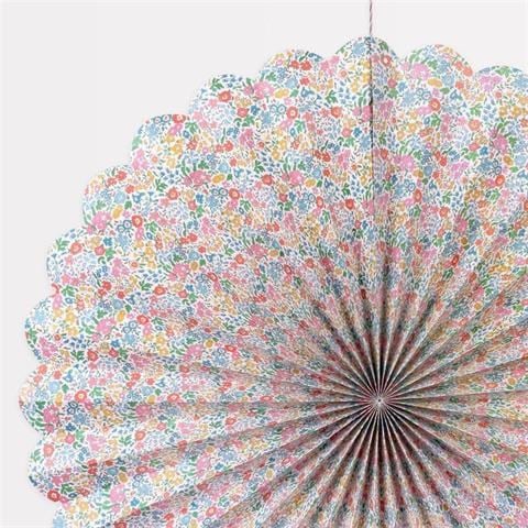Meri Meri - Meri Meri X Liberty Giant Pinwheel Decorations - Meri Meri X Liberty Dev Fırıldak Asılan Süsler - 3 Adet