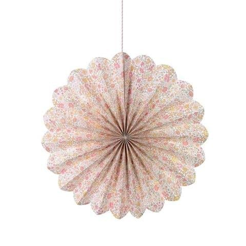 Meri Meri - Meri Meri X Liberty Giant Pinwheel Decorations - Meri Meri X Liberty Dev Fırıldak Asılan Süsler - 3 Adet