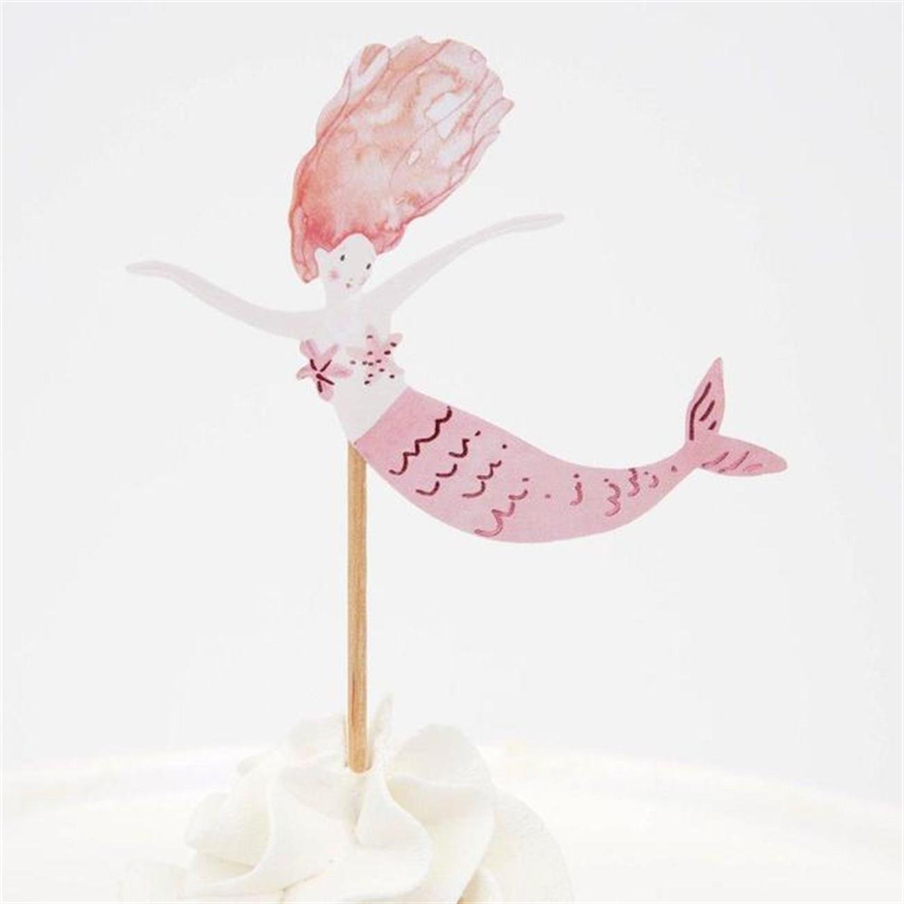 Meri Meri - Mermaid Cupcake Kit - Deniz Kızı Cupcake Kit