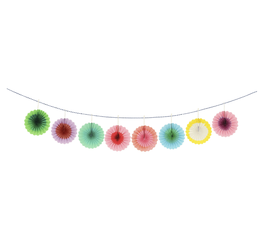 Meri Meri - Mini Fan Garland - Mini Yelpaza Asılan Süsler