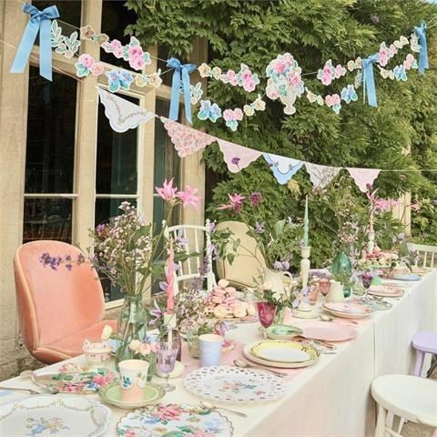 Meri Meri - Mixed Floral Garland Set - Çiçekli Desenli Asılan Süs