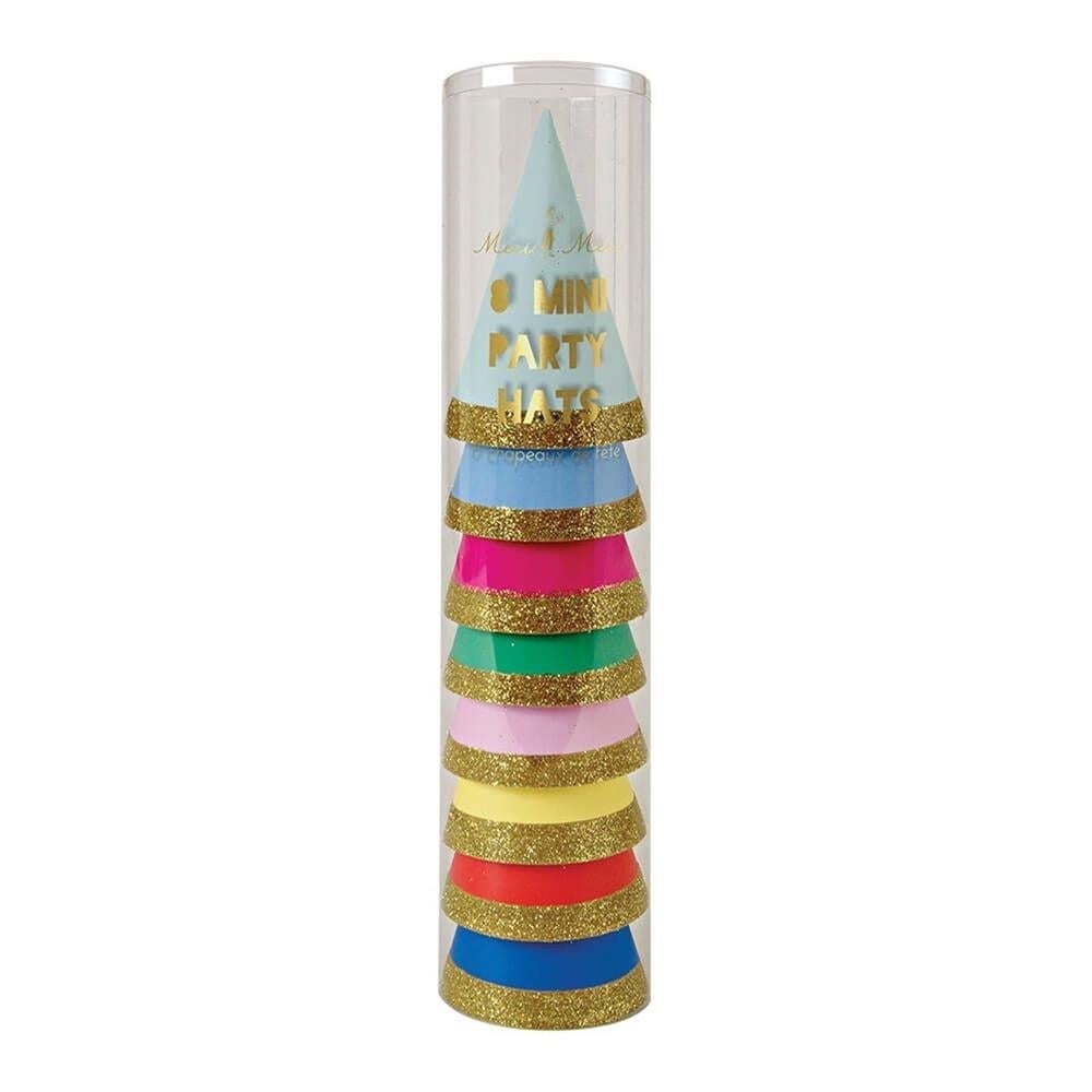 Meri Meri - Multicolor Mini Party Hats - Mini Parti Şapkaları - Çok Renkli