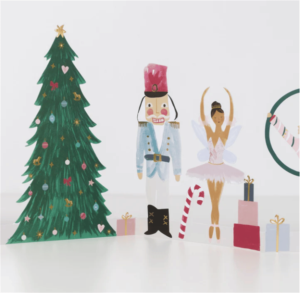 Meri Meri - Nutcracker Card - Nutcracker Tebrik Kartı