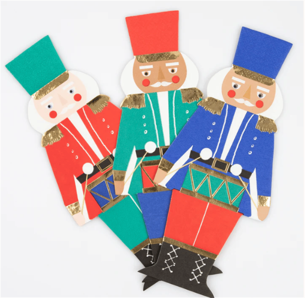 Meri Meri - Nutcracker Napkins - Nutcracker Peçeteler (16'lı)