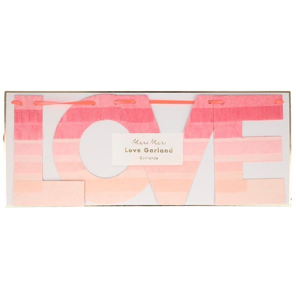 Meri Meri - Ombre Love Garland - Aşk Asılan Süs