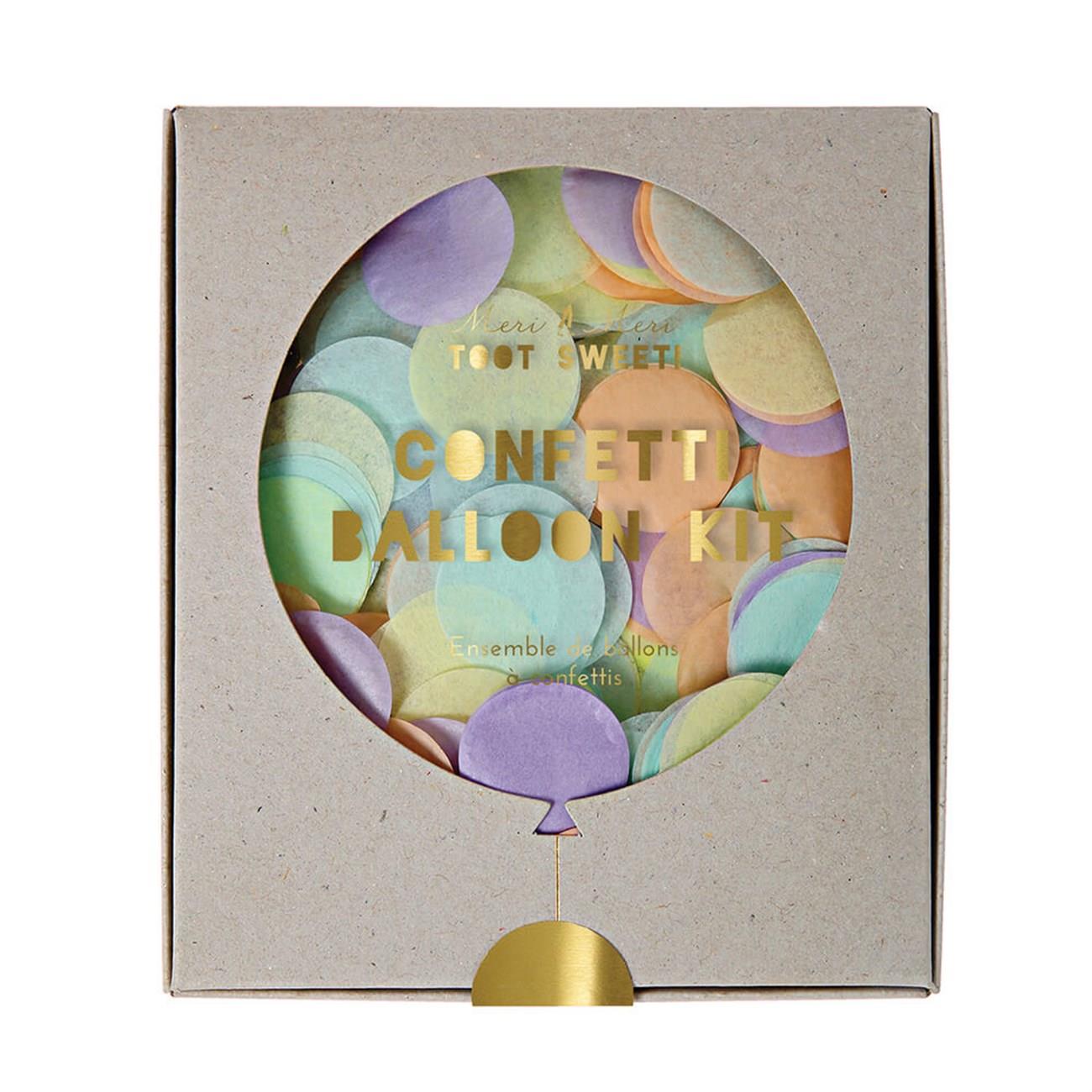 Meri Meri - Pastel Confetti Balloon Kit - Pastel Konfetili Balon Kit