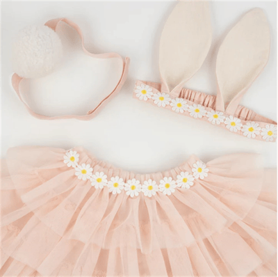 Meri Meri - Peach Tulle Bunny Costume - Tül Tavşan Kostüm