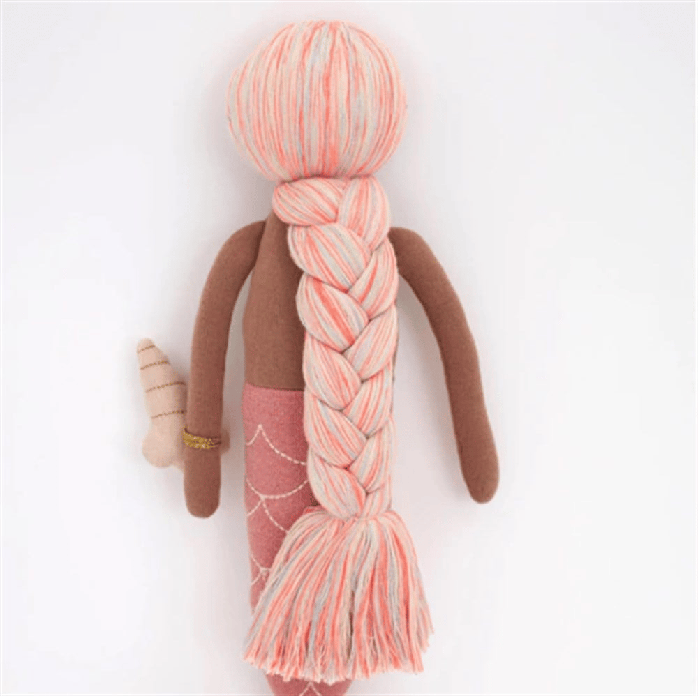 Meri Meri - Pink Knitted Mermaid - Jade Pembe Deniz Kızı