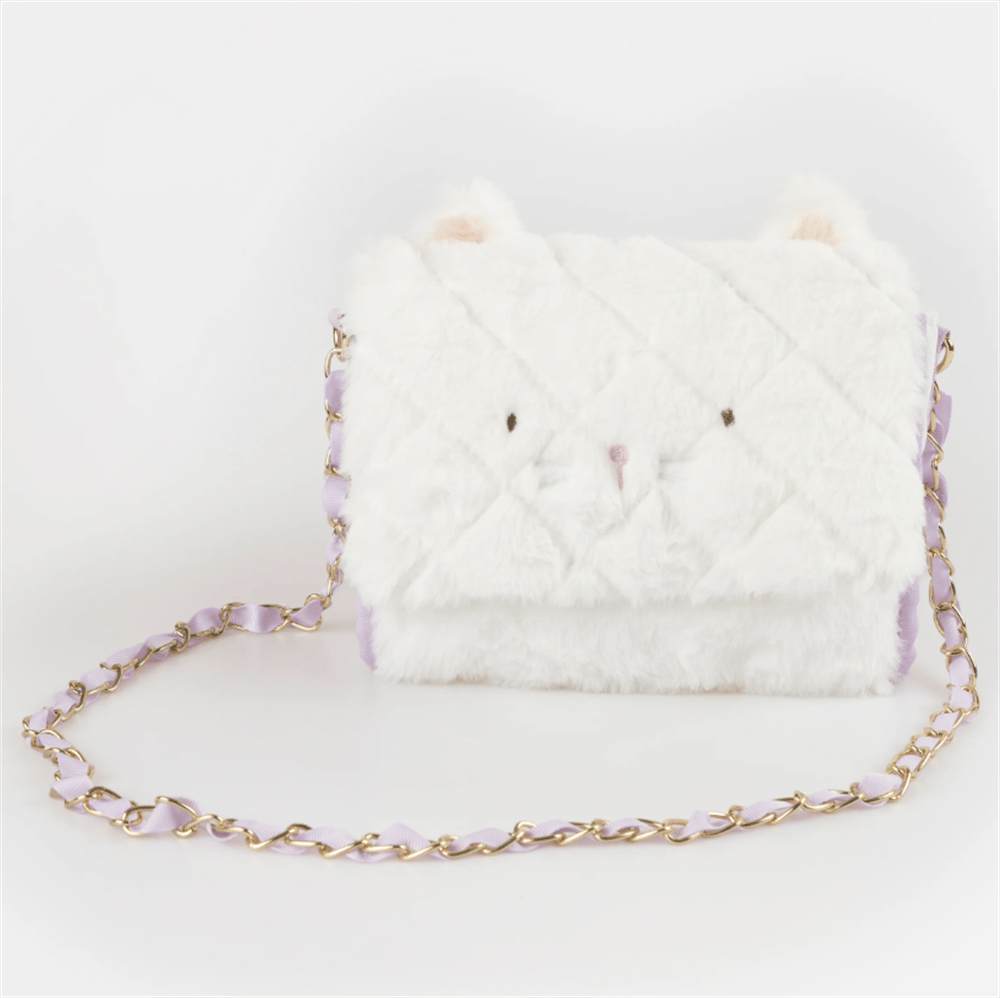 Meri Meri - Plush Cat Handbag - Peluş Kedi El Çantası