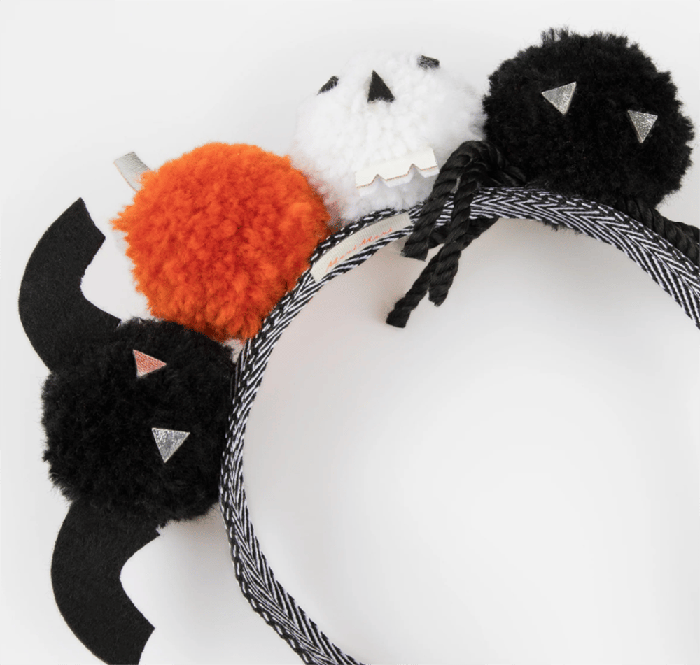 Meri Meri - Pompom Characters Headband - Cadılar Bayramı Taç