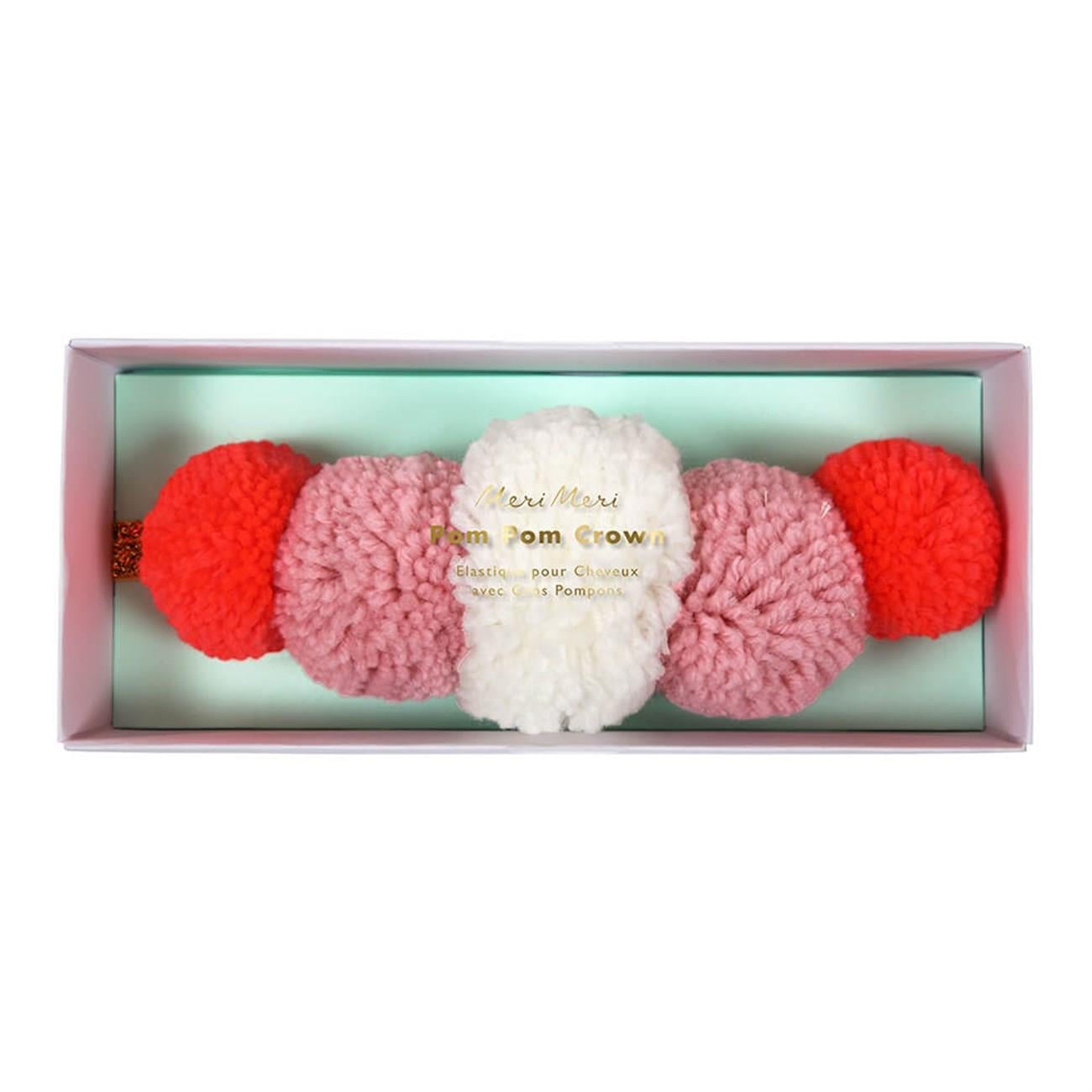 Meri Meri - Pompom Crown - Ponpon Taç