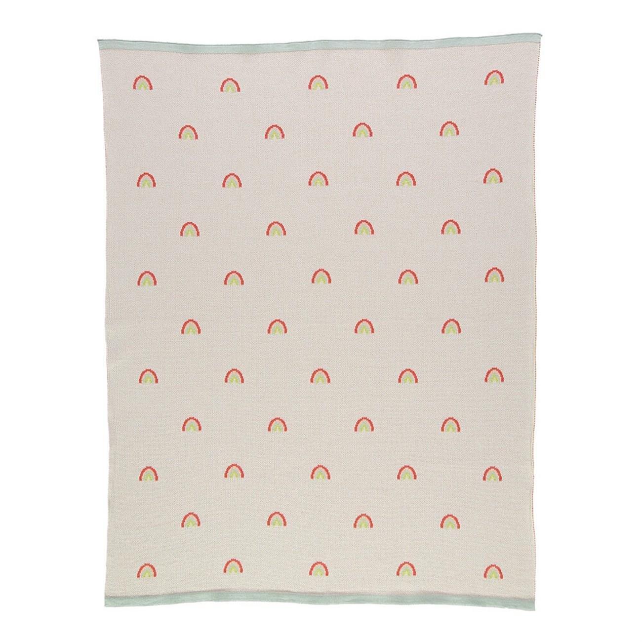 Meri Meri - Rainbow Knitted Blanket - Gökkuşağı Örme Battaniye
