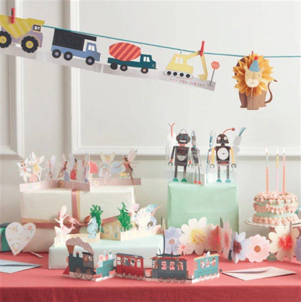 Meri Meri - Robot Card - Robot Tebrik Kartı