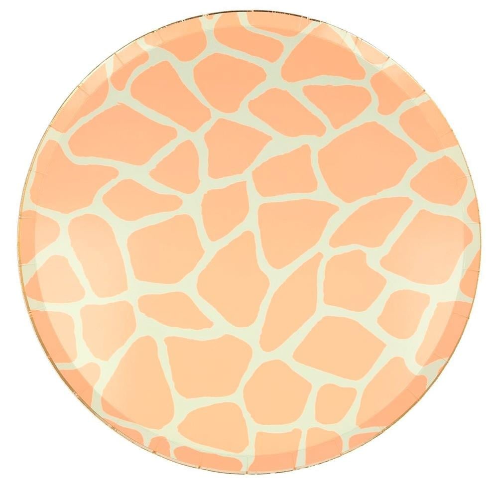 Meri Meri - Safari Plates - Safari Tabak - L - 8'Li