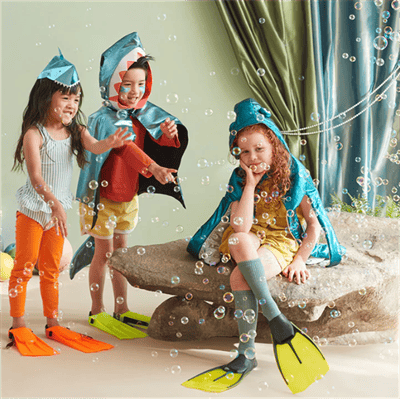 Meri Meri - Shark Hat - Köpekbalığı Şapkalar - 8'li