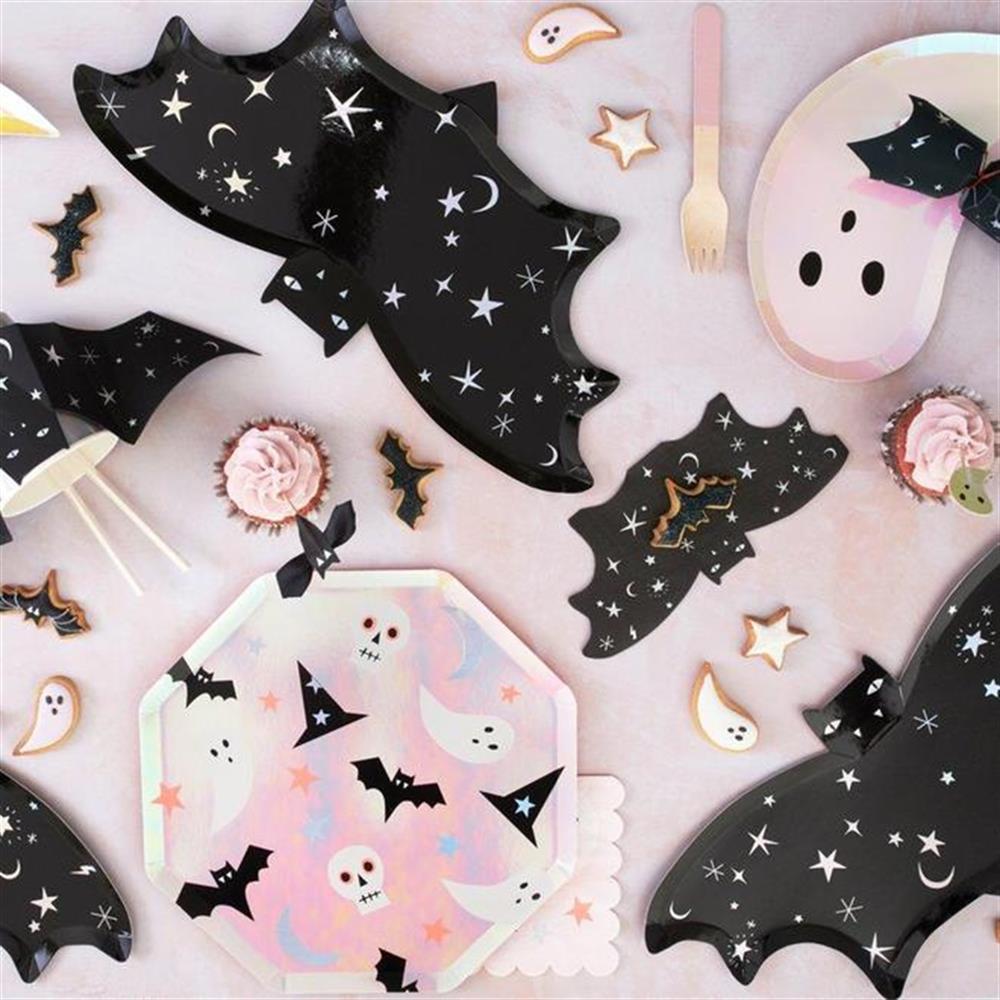 Meri Meri - Sparkle Bat Napkins - Parıltılı Yarasa Peçete