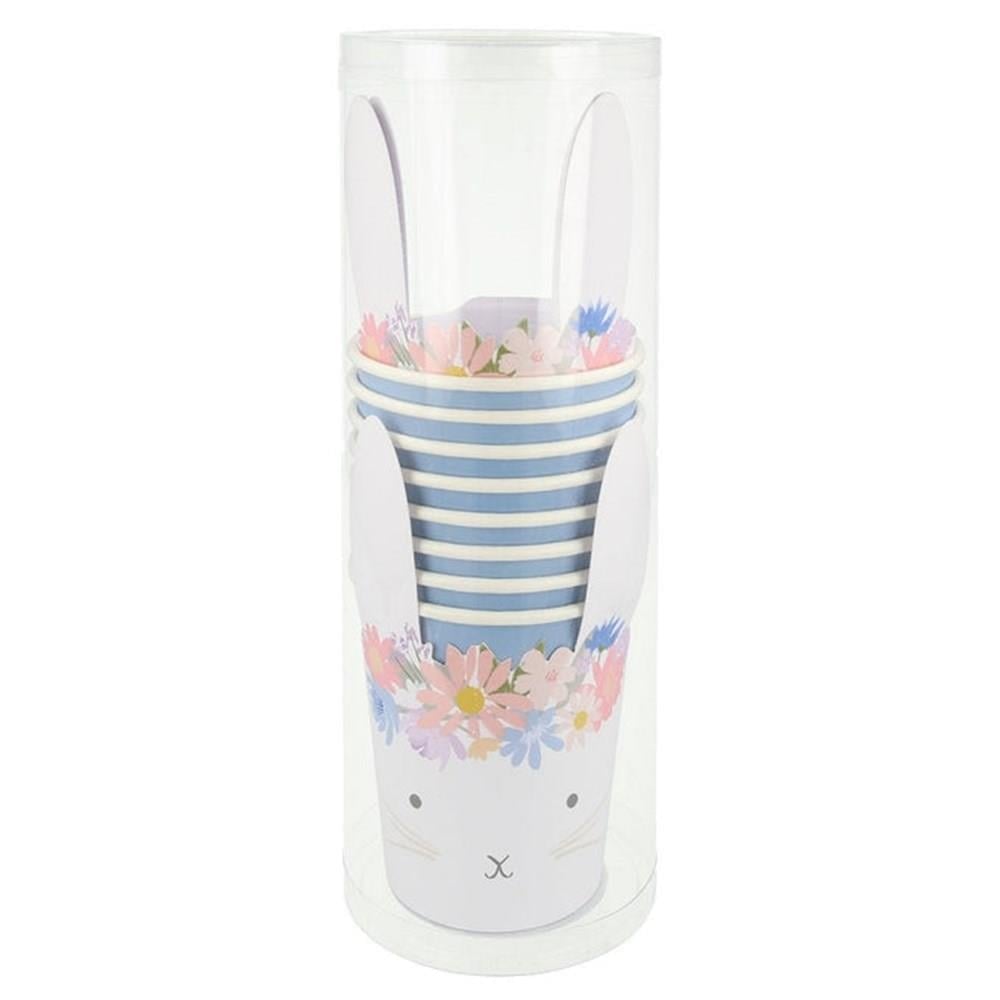 Meri Meri - Spring Floral Bunny Cup - Çiçekli Tavşan Bardaklar - 8'li