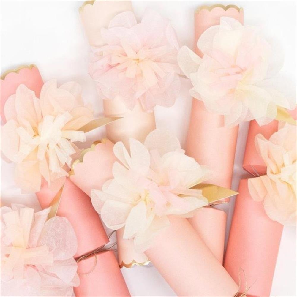 Meri Meri - Tissue Floral Crackers - Çiçekli Sürpriz Toplar