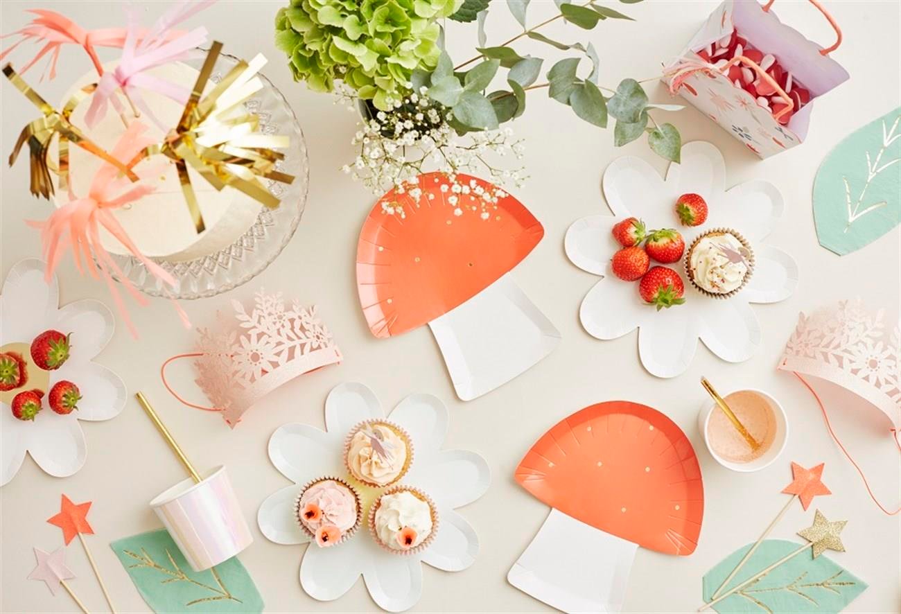 Meri Meri - Toadstool Plates - Mantar Tabak