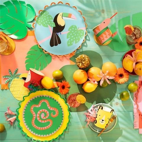 Meri Meri - Tropical Leaf Napkins - Tropikal Yaprak Peçeteler - 16 Adet