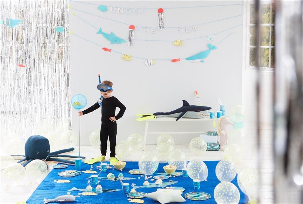 Meri Meri - Under The Sea Party Cups - Su Altı Dünyası Bardaklar - 8'Li