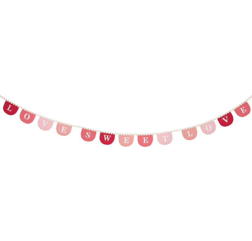 Meri Meri - Valentine's Kumaş Asılan Süs