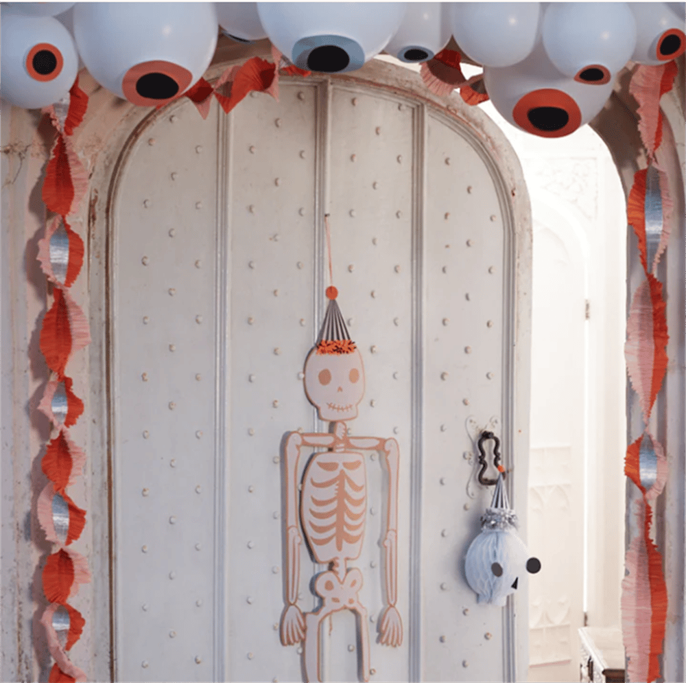 Meri Meri - Vintage Halloween Jointed Skeletons - Halloween Vintage İskelet Asılan Süsler
