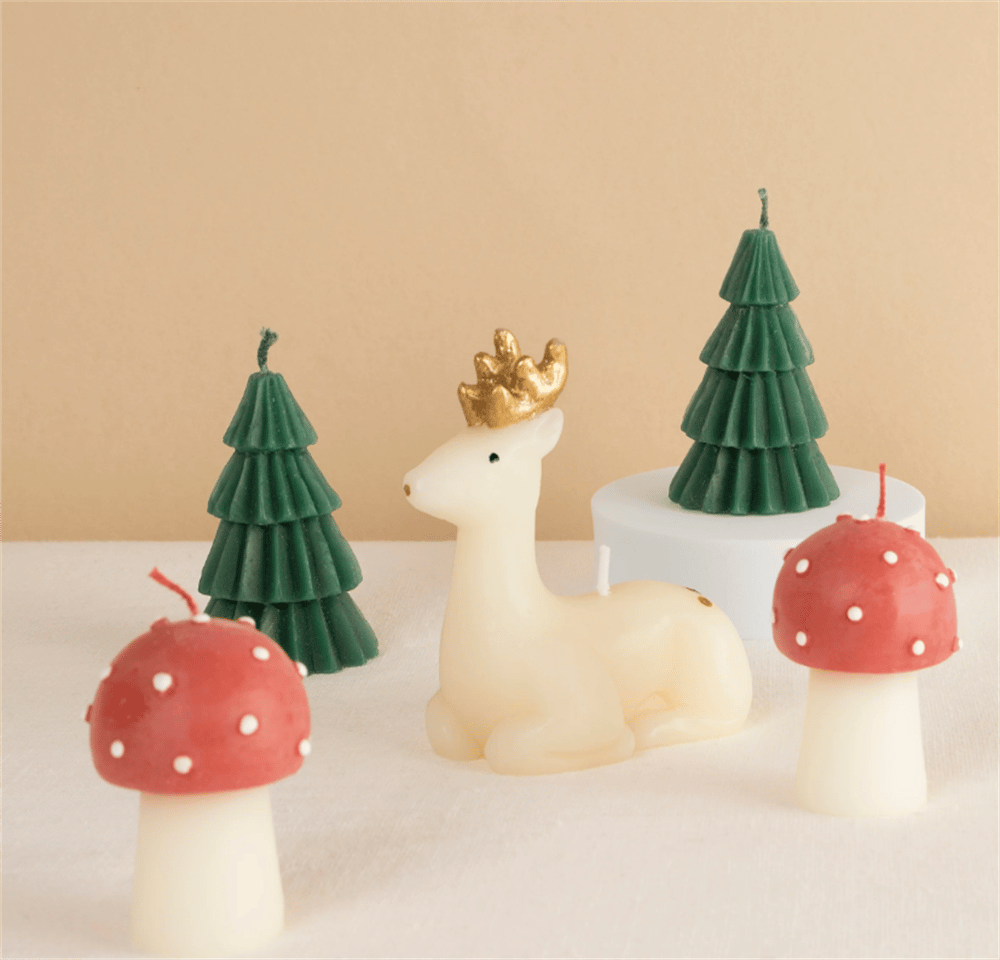 Meri Meri - Winter Woodland - Orman Mumları - 5 Adet