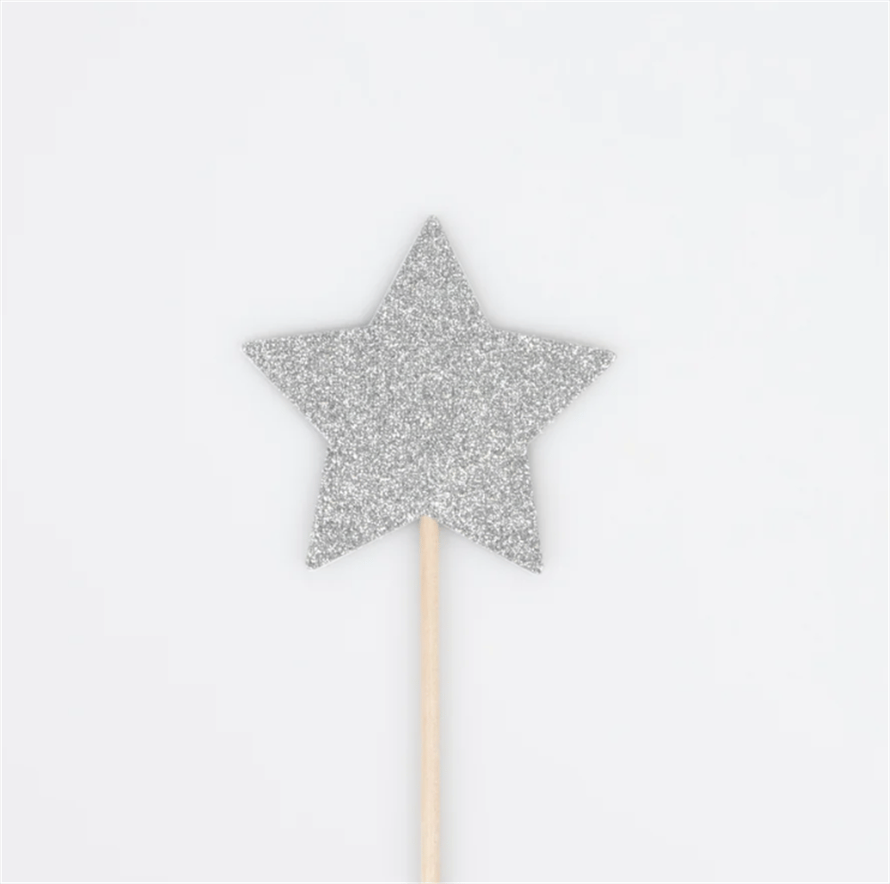 Meri Meri - Wizard Party Hats & Wands - Sihirbaz Parti Şapkaları & Sihirli Değnekler (6'Lı)